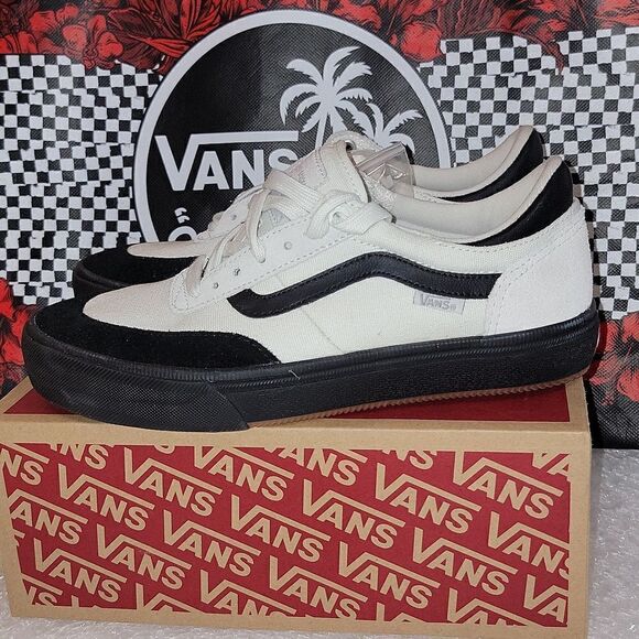 Vans Other - New Vans Gilbert Crockett 2 Pro Pop Cush Pearl & Black Size M 6.5 W 8